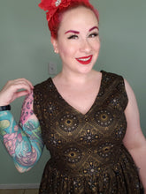 Load image into Gallery viewer, Tillie Dress in Art Deco Print