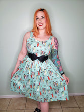 Load image into Gallery viewer, Sylvia Dress in Atomic Cats
