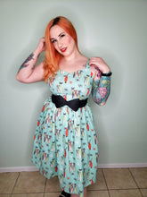 Load image into Gallery viewer, Sylvia Dress in Atomic Cats