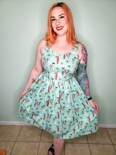Load image into Gallery viewer, Sylvia Dress in Atomic Cats