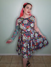 Load image into Gallery viewer, Audrey Dress in Holiday Floral