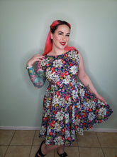 Load image into Gallery viewer, Audrey Dress in Holiday Floral