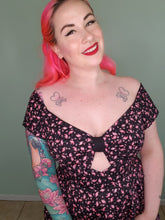 Load image into Gallery viewer, Freya Dress in Flamingo Print