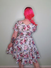 Load image into Gallery viewer, Casey Dress in Blue Vintage Floral