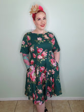 Load image into Gallery viewer, Ada Dress in Green Floral SALE