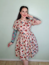 Load image into Gallery viewer, Gretta Dress in Cream Secret Garden