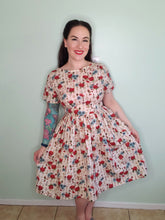 Load image into Gallery viewer, Gretta Dress in Cream Secret Garden