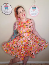 Load image into Gallery viewer, Audrey Dress in Orange Lemon SALE