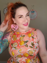 Load image into Gallery viewer, Audrey Dress in Orange Lemon SALE