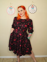 Load image into Gallery viewer, Evelyn Dress in Gold Crescent Moon