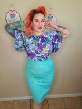 Load image into Gallery viewer, Selina Pencil Skirt in Robins Egg Blue