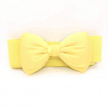 Load image into Gallery viewer, Yellow Bow Belt - Vivacious Vixen Apparel