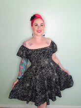 Load image into Gallery viewer, Ophelia Dress in Spiderweb Star Print