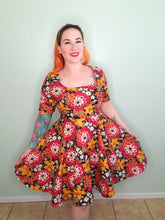 Load image into Gallery viewer, Taylor Dress in Orange Floral