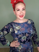 Load image into Gallery viewer, Edith Dress in Blue Peony