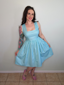 Juno Dress in Diamond Teal