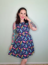 Load image into Gallery viewer, Space Cat Skater Dress
