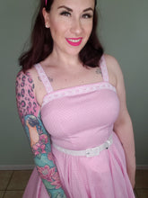 Load image into Gallery viewer, She&#39;s Everything Dress in Pink Polka Dot- Very Limited Edition
