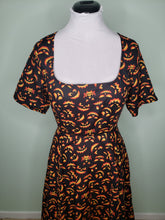 Load image into Gallery viewer, Taylor Dress in Jack-O-Grins
