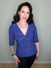 Load image into Gallery viewer, Daphne Top in Blue

