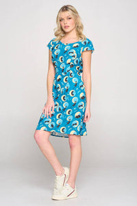 Moon Cat A Line Dress