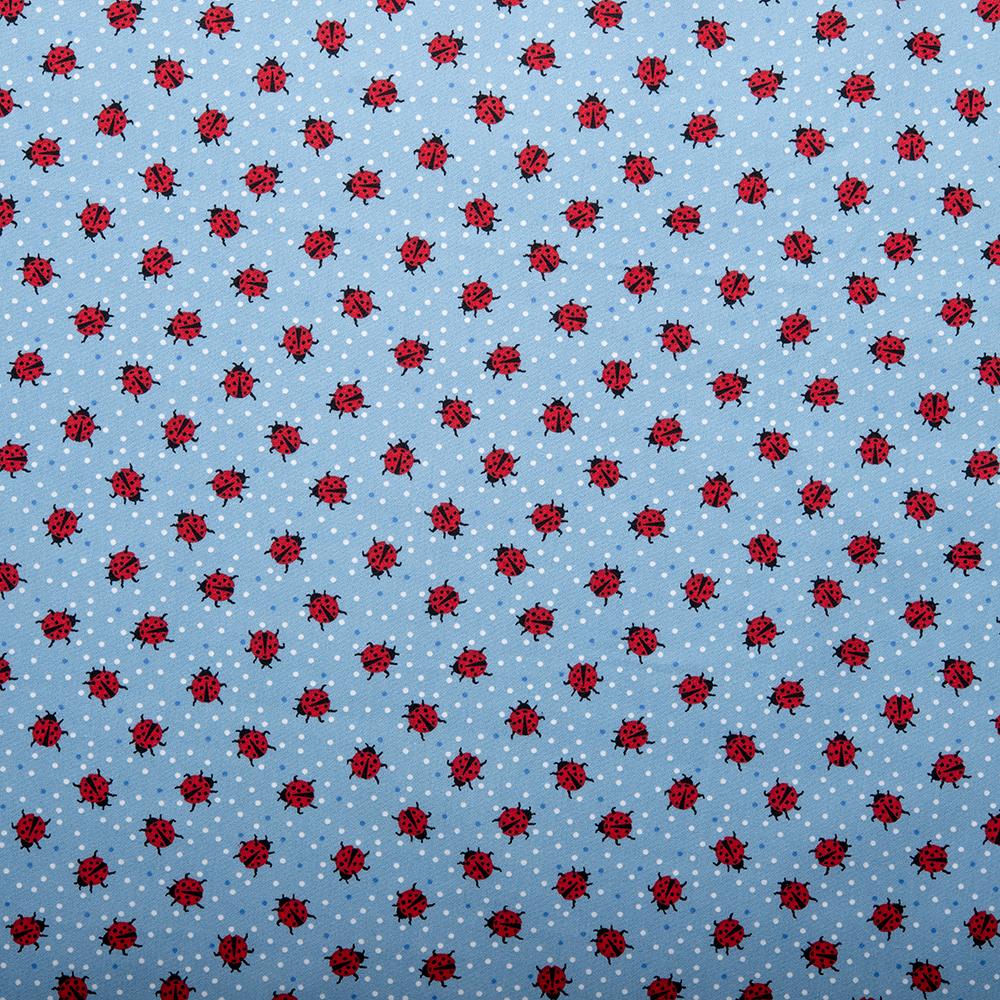 Blue Lady Bug Fabric