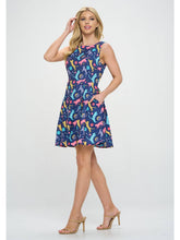 Load image into Gallery viewer, Space Cat Skater Dress
