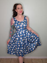 Load image into Gallery viewer, Amanda Dress in Cat Cameo
