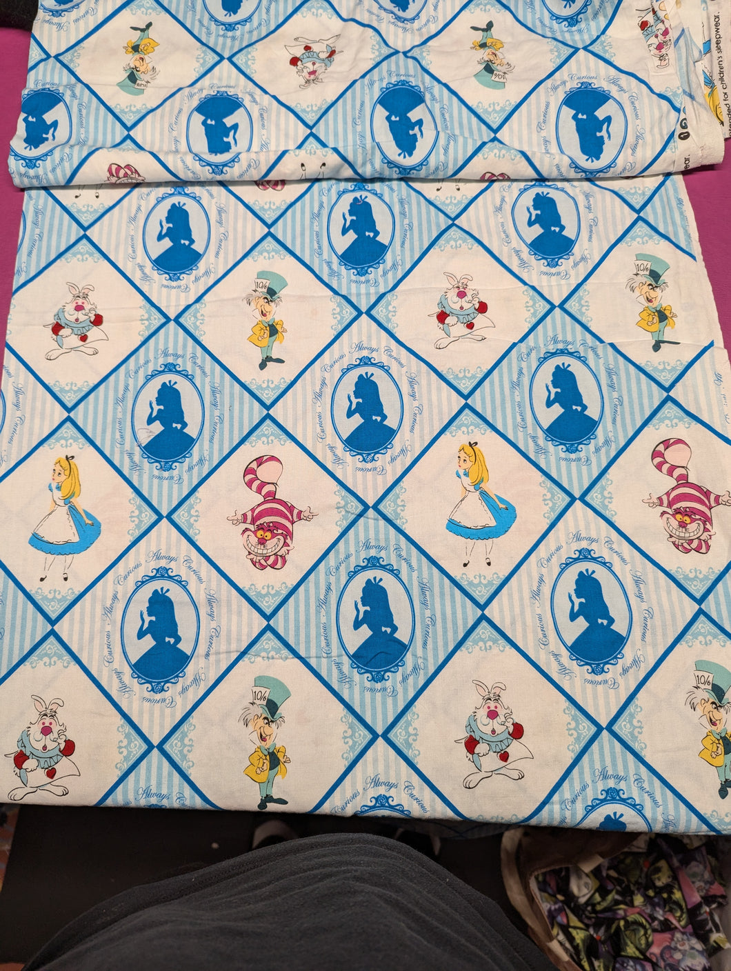 Alice in Wonderland Fabric