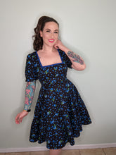 Load image into Gallery viewer, Alice Dress in Blueberry Print
