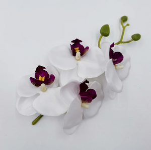 White Orchid Hair Flower