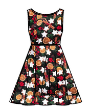 Load image into Gallery viewer, Holiday Audrey Dress in Sugar Cookie
