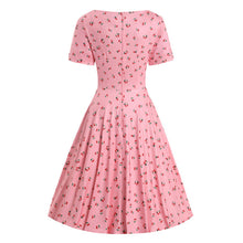 Load image into Gallery viewer, Brenda Pink Cherry Dress
