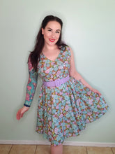 Load image into Gallery viewer, Tiffany Dress in Pastel Cactus
