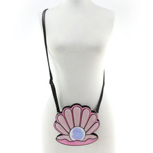 Load image into Gallery viewer, Pink Pearl Sea Shell Cross Body Mini Bag - Vivacious Vixen Apparel
