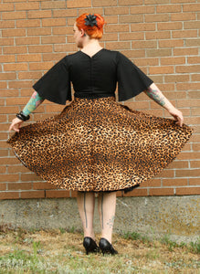 Madeline Dress in Leopard - Vivacious Vixen Apparel