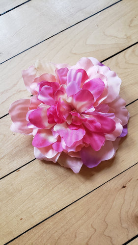 Pink Peony Hair Flower - Vivacious Vixen Apparel