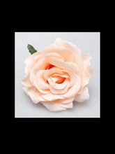 Load image into Gallery viewer, Peach Rose Hair Flower - Vivacious Vixen Apparel
