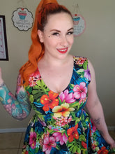 Load image into Gallery viewer, Tiffany Dress in Tropical Floral
