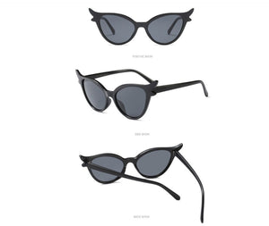 Celia Cat-eye Sunglasses in Black
