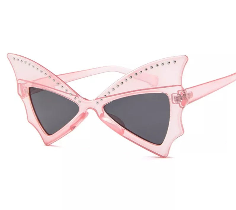 Bat Wing Sunglasses in Pink