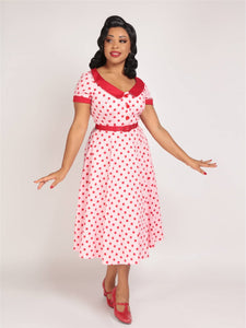 Dora Polka Dot Swing Dress