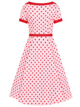 Load image into Gallery viewer, Dora Polka Dot Swing Dress
