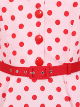 Load image into Gallery viewer, Dora Polka Dot Swing Dress
