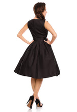 Load image into Gallery viewer, Elizabeth Swing Dress in Black
