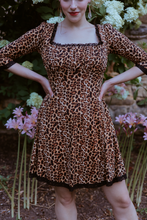 Load image into Gallery viewer, Wednesday Dress in Leopard
