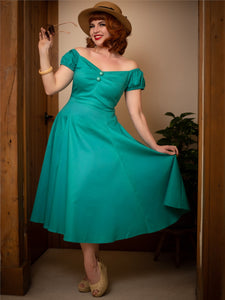 Dolores Doll Dress in Teal
