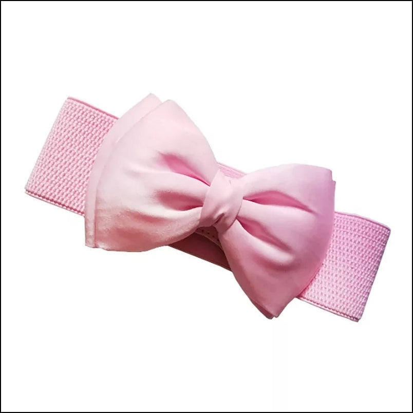 Light Pink Bow Belt