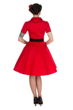Load image into Gallery viewer, Penelope Dress in Red
