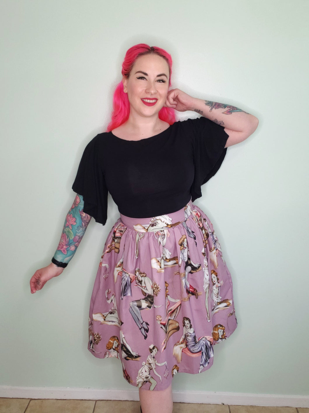 Zombie Pinup Skirt